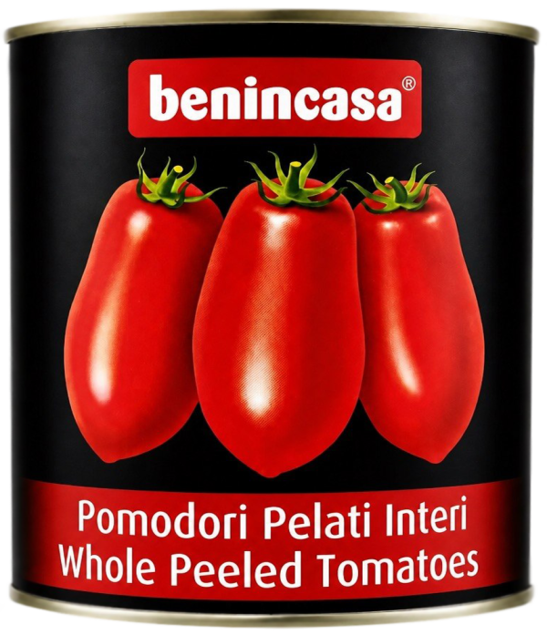 Очищені цілі помідори Pomodori Pelati Benincasa